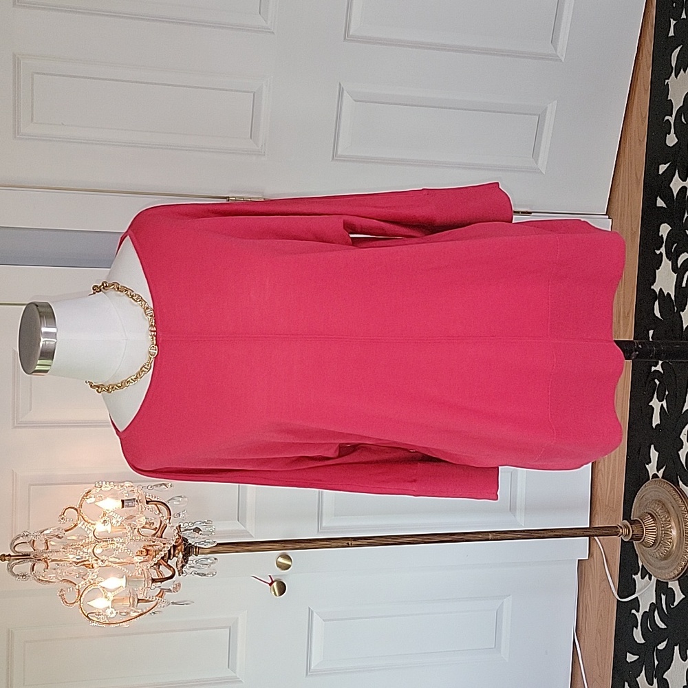 Talbots Hot Pink Dolman Sleeve Sweater